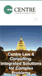 Mobile Screenshot of centrelawgroup.com